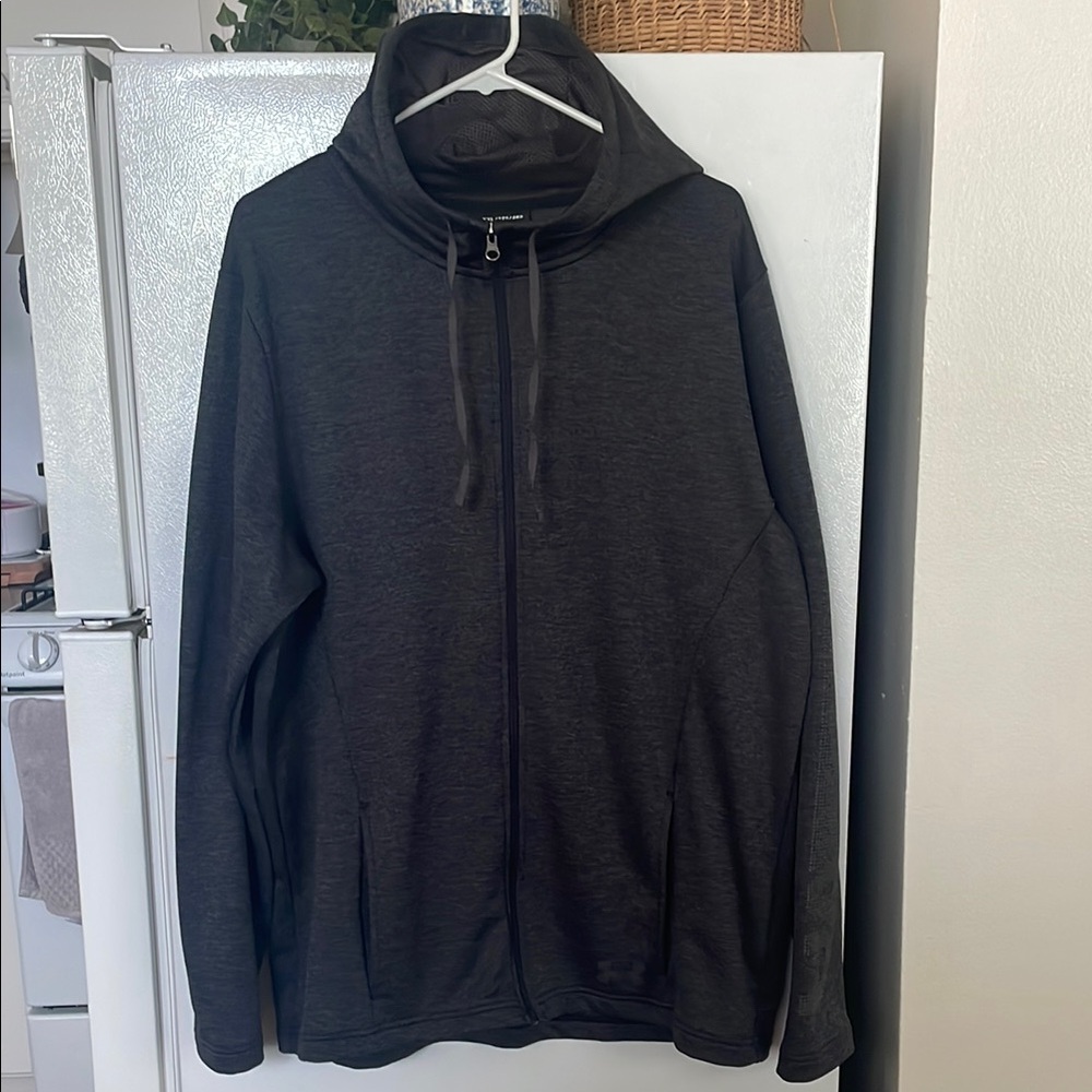 Under Armour XXL Loose Fit Gray‎ Zip Up